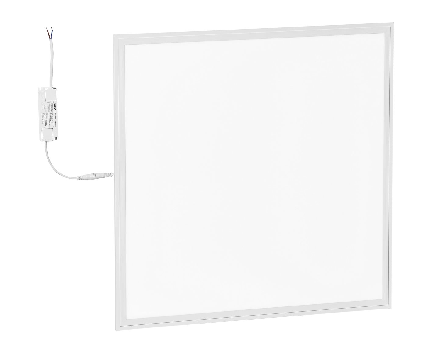 Світильник світлодіодний офісний DELUX_LED PANEL 51 40W 4400лм 4000K бел._(595*595*8мм) opal